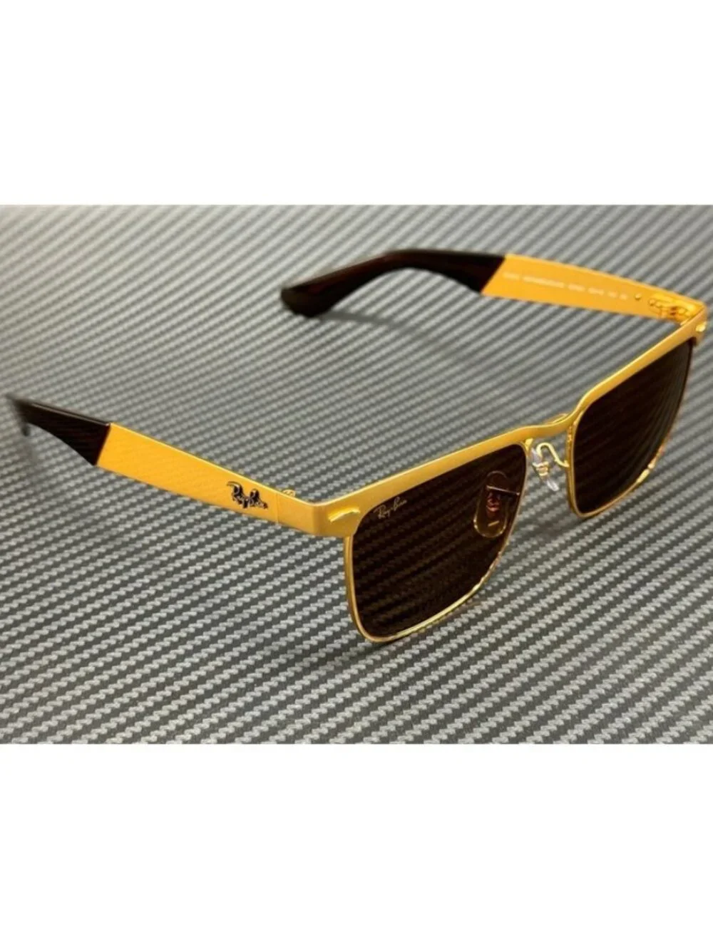 New Ray-Ban Men Legend Gold Sunglasses 56-18-145